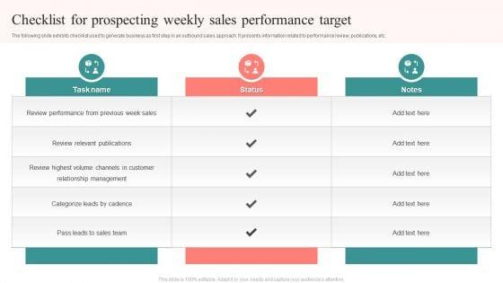 Checklist_For_Prospecting_Weekly_Sales_Performance_Target_Icons_PDF_Slide_1.jpg