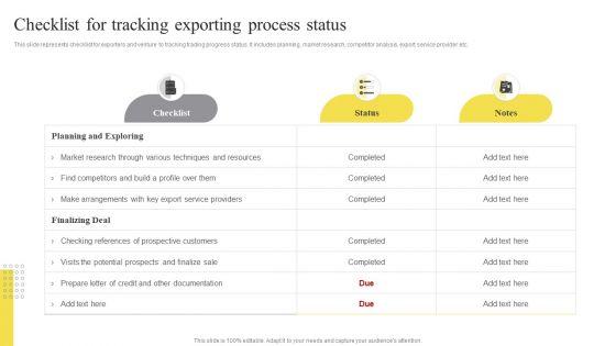 Checklist_For_Tracking_Exporting_Process_Status_Ppt_Infographic_Template_Format_PDF_Slide_1.jpg