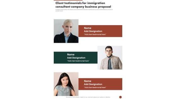 Client_Testimonials_For_Immigration_Consultant_Company_Business_Proposal_One_Pager_Sample_Example_Document_Slide_1.jpg