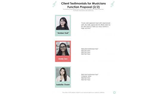 Client_Testimonials_For_Musicians_Function_Proposal_One_Pager_Sample_Example_Document_Slide_2.jpg