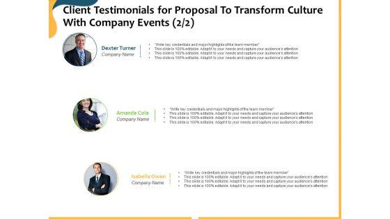 Client_Testimonials_For_Proposal_To_Transform_Culture_With_Company_Events_Team_Ppt_Layouts_Gallery_PDF_Slide_1.jpg