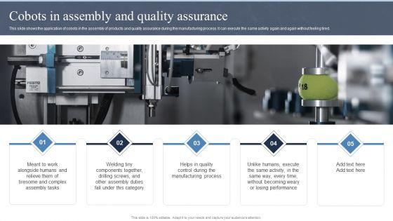 Collaborative_Robots_IT_Cobots_In_Assembly_And_Quality_Assurance_Ppt_Outline_Design_Ideas_PDF_Slide_1.jpg
