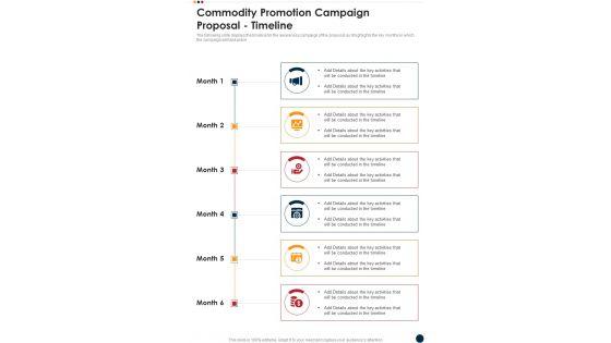 Commodity_Promotion_Campaign_Proposal_Timeline_One_Pager_Sample_Example_Document_Slide_1.jpg
