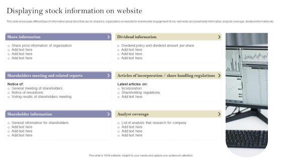 Communication_Means_And_Techniques_Displaying_Stock_Information_On_Website_Designs_PDF_Slide_1.jpg