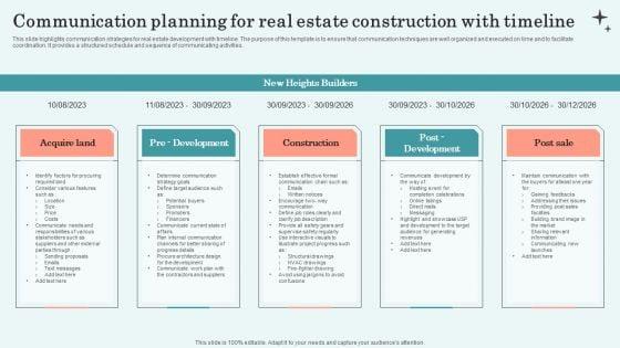 Communication_Planning_For_Real_Estate_Construction_With_Timeline_Inspiration_PDF_Slide_1.jpg
