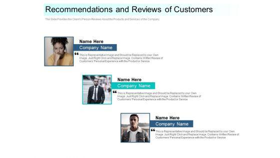 Community_Capitalization_Pitch_Deck_Recommendations_And_Reviews_Of_Customers_Clipart_PDF_Slide_1.jpg