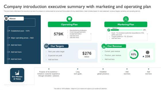 Company_Introduction_Executive_Summary_With_Marketing_And_Operating_Plan_Rules_PDF_Slide_1.jpg