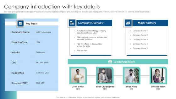 Company_Introduction_With_Key_Details_Customer_Acquisition_Through_Advertising_Guidelines_PDF_Slide_1.jpg