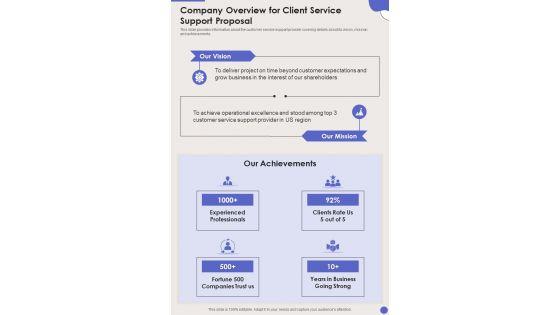 Company_Overview_For_Client_Service_Support_Proposal_One_Pager_Sample_Example_Document_Slide_1.jpg