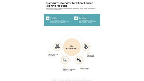 Company_Overview_For_Client_Service_Training_Proposal_One_Pager_Sample_Example_Document_Slide_1.jpg