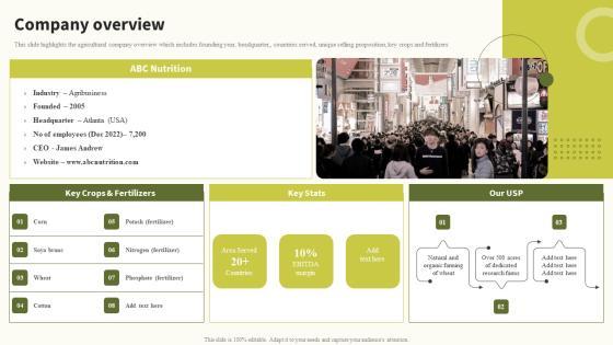 Company Overview Global Food Products Company Profile Brochure PDF Company Overview Global Food Products Company Profile Brochure PDF