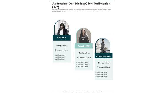 Company_Retreat_Proposal_Template_Addressing_Our_Existing_Client_One_Pager_Sample_Example_Document_Slide_1.jpg