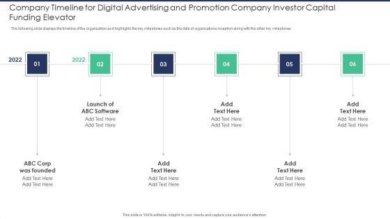 Company_Timeline_For_Digital_Advertising_And_Promotion_Company_Investor_Capital_Clipart_PDF_Slide_1.jpg