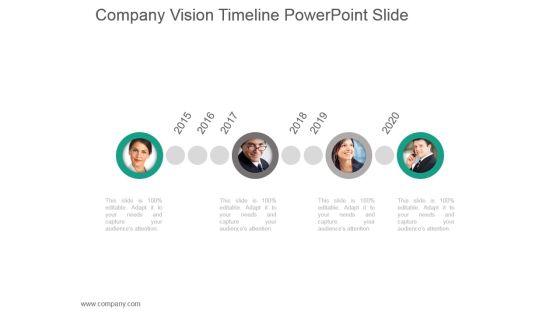 Company Vision Timeline Powerpoint Slide Company Vision Timeline Powerpoint Slide