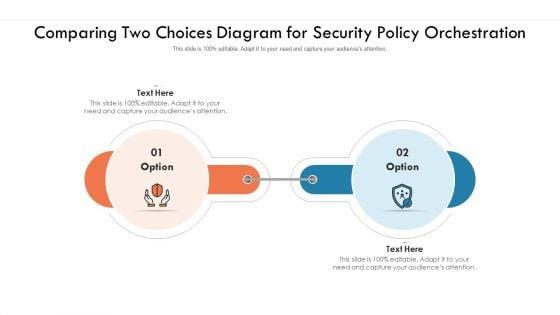 Comparing_Two_Choices_Diagram_For_Security_Policy_Orchestration_Ppt_PowerPoint_Presentation_Gallery_Design_Templates_PDF_Slide_1.jpg
