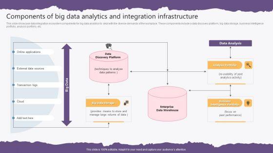 Components Of Big Data Analytics And Integration Infrastructure Elements PDF Components Of Big Data Analytics And Integration Infrastructure Elements PDF