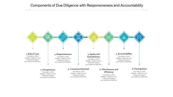 Components_Of_Due_Diligence_With_Responsiveness_And_Accountability_Ppt_PowerPoint_Presentation_File_Graphics_Example_PDF_Slide_1.jpg