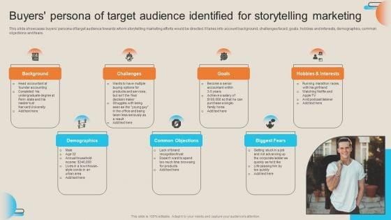 Comprehensive_Guide_For_Storytelling_Promotion_Buyers_Persona_Of_Target_Audience_Identified_Storytelling_Icons_PDF_Slide_1.jpg
