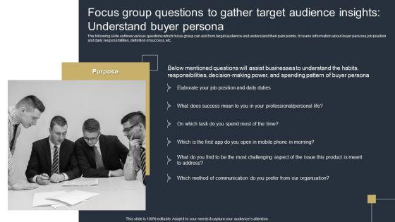 Comprehensive Market Research Guide Focus Group Questions To Gather Target Audience Insights Download PDF Comprehensive Market Research Guide Focus Group Questions To Gather Target Audience Insights Download PDF