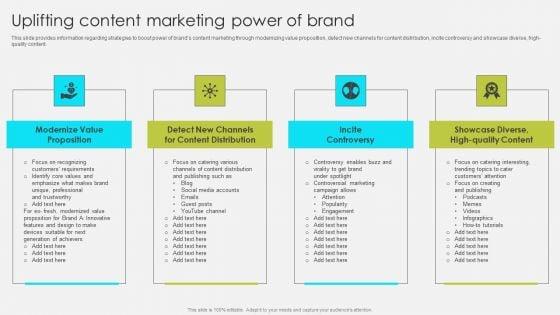 Comprehensive_Promotion_Guidelines_To_Administer_Brand_Uplifting_Content_Marketing_Power_Of_Brand_Brochure_PDF_Slide_1.jpg