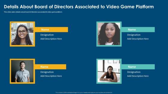 Computerized_Game_Pitch_Deck_Details_About_Board_Of_Directors_Associated_To_Video_Game_Platform_Pictures_PDF_Slide_1.jpg