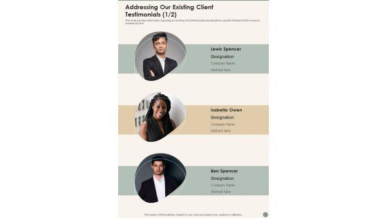 Construction_Project_Contractual_Work_Addressing_Our_Existing_Client_Testimonials_Wd_One_Pager_Sample_Example_Document_Slide_1.jpg