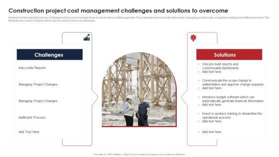 Construction Project Cost Management Challenges And Solutions To Overcome Structure PDF Construction Project Cost Management Challenges And Solutions To Overcome Structure PDF