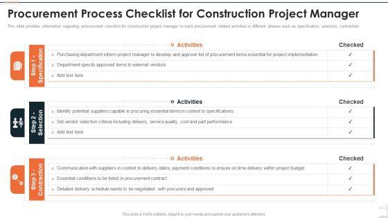 Construction_Project_Playbook_Procurement_Process_Checklist_For_Construction_Project_Manager_Ppt_Gallery_Demonstration_PDF_Slide_1.jpg