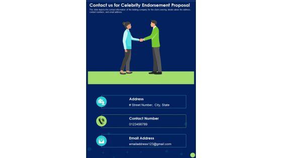 Contact_Us_For_Celebrity_Endorsement_Proposal_One_Pager_Sample_Example_Document_Slide_1.jpg