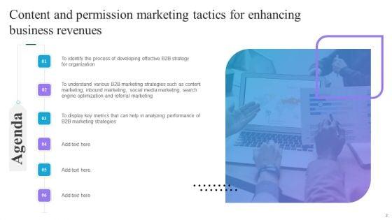 Content_And_Permission_Marketing_Tactics_For_Enhancing_Business_Revenues_Ppt_PowerPoint_Presentation_Complete_Deck_With_Slides_Slide_2.jpg