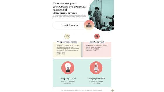 Contractors_Bid_Proposal_For_Residential_Plumbing_Services_Example_Document_Report_Doc_Pdf_Ppt_Slide_8.jpg