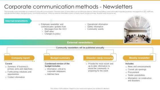 Corporate_Communication_Methods_Newsletters_Enterprise_Communication_Tactics_Guidelines_PDF_Slide_1.jpg