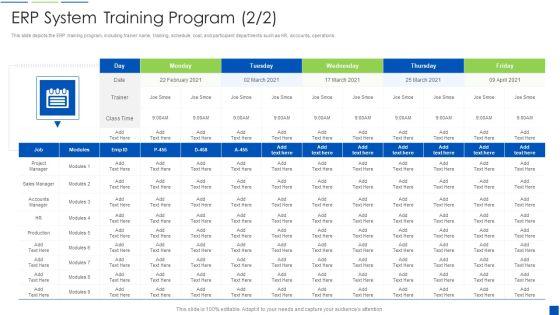 Corporate Resource Planning ERP System Training Program Inspiration PDF Corporate Resource Planning ERP System Training Program Inspiration PDF