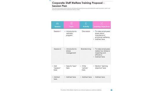 Corporate_Staff_Welfare_Training_Proposal_Example_Document_Report_Doc_Pdf_Ppt_Slide_10.jpg