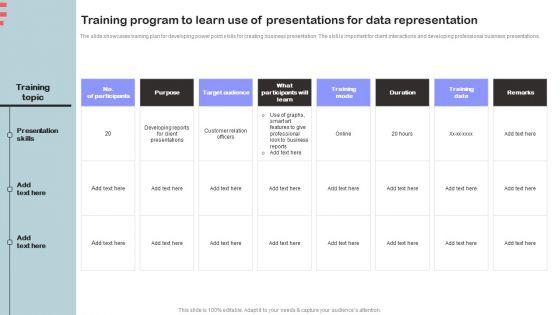Corporate_Training_Program_Training_Program_To_Learn_Use_Of_Presentations_For_Data_Representation_Summary_PDF_Slide_1.jpg