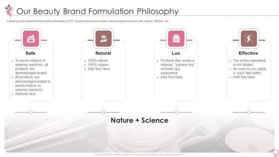 Cosmetics_And_Personal_Care_Venture_Startup_Our_Beauty_Brand_Formulation_Philosophy_Topics_PDF_Slide_1.jpg