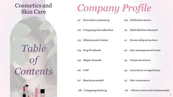 Cosmetics_And_Skin_Care_Company_Profile_Ppt_PowerPoint_Presentation_Complete_Deck_With_Slides_Slide_2.jpg