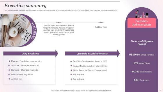 Cosmetics_And_Skin_Care_Company_Profile_Ppt_PowerPoint_Presentation_Complete_Deck_With_Slides_Slide_4.jpg