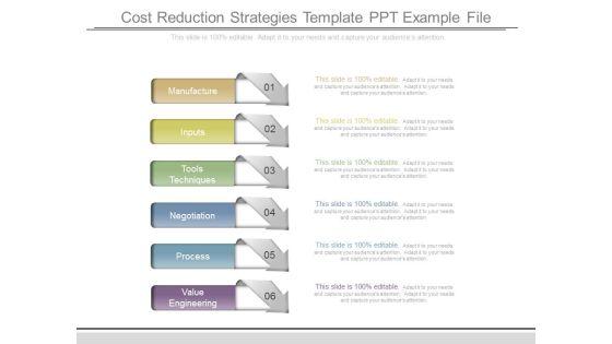 Cost Reduction Strategies Template Ppt Example File Cost Reduction Strategies Template Ppt Example File