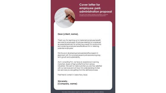 Cover_Letter_For_Employee_Perk_Administration_Proposal_One_Pager_Sample_Example_Document_Slide_1.jpg