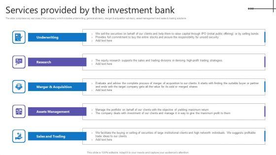 Credit_Resources_For_New_Business_Services_Provided_By_The_Investment_Bank_Summary_PDF_Slide_1.jpg