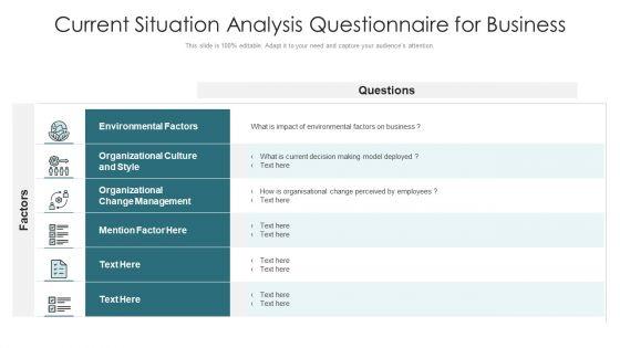 Current_Situation_Analysis_Questionnaire_For_Business_Ppt_Icon_Portfolio_PDF_Slide_1.jpg