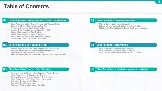 Customer_Acquisition_Cost_For_New_Business_Table_Of_Contents_Mockup_PDF_Slide_1.jpg