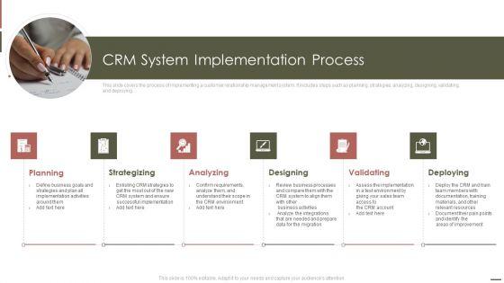 Customer Relationship Management CRM System Implementation Process Diagrams PDF Customer Relationship Management CRM System Implementation Process Diagrams PDF