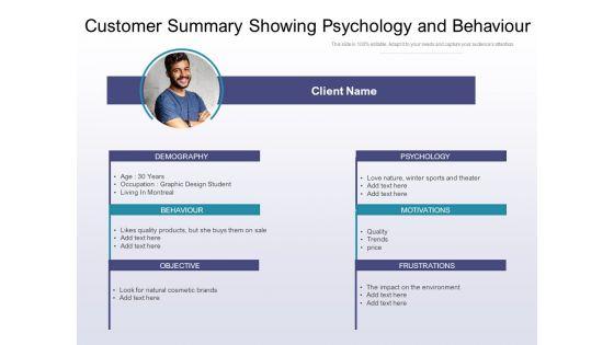 Customer_Summary_Showing_Psychology_And_Behaviour_Ppt_PowerPoint_Presentation_Infographics_Samples_PDF_Slide_1.jpg