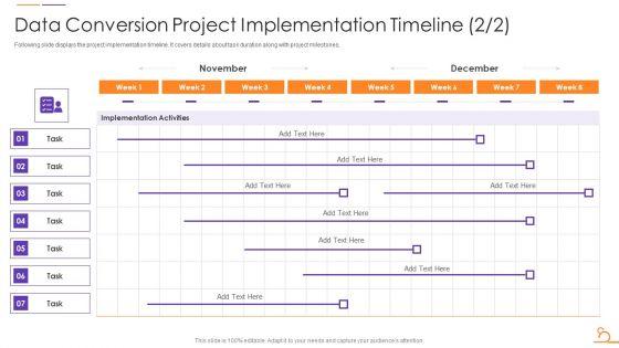 Data Conversion Project Implementation Timeline Agile Techniques For Data Migration Rules PDF Data Conversion Project Implementation Timeline Agile Techniques For Data Migration Rules PDF