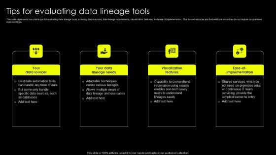 Data_Lineage_Implementation_Tips_For_Evaluating_Data_Lineage_Tools_Slides_PDF_Slide_1.jpg