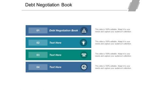 Debt_Negotiation_Book_Ppt_PowerPoint_Presentation_Visual_Aids_Portfolio_Slide_1.jpg