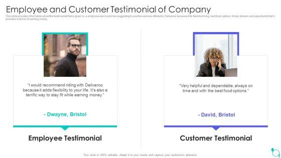 Deliveroo_Capital_Fundraising_Pitch_Deck_Employee_And_Customer_Testimonial_Of_Company_Ppt_Inspiration_Graphics_PDF_Slide_1.jpg