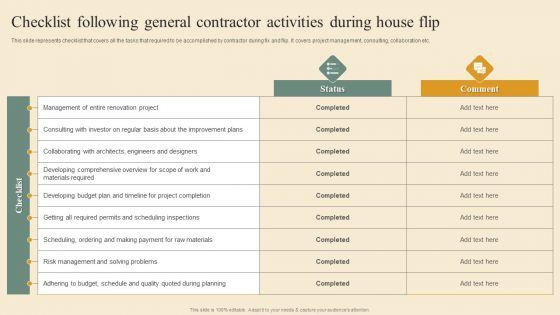 Deploying_House_Flipping_Business_Plan_Checklist_Following_General_Contractor_Activities_During_House_Flip_Structure_PDF_Slide_1.jpg